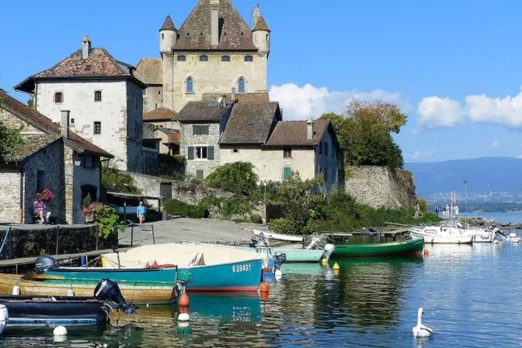 Apartament Jolie Vue Au Calme Évian-les-Bains Zewnętrze zdjęcie