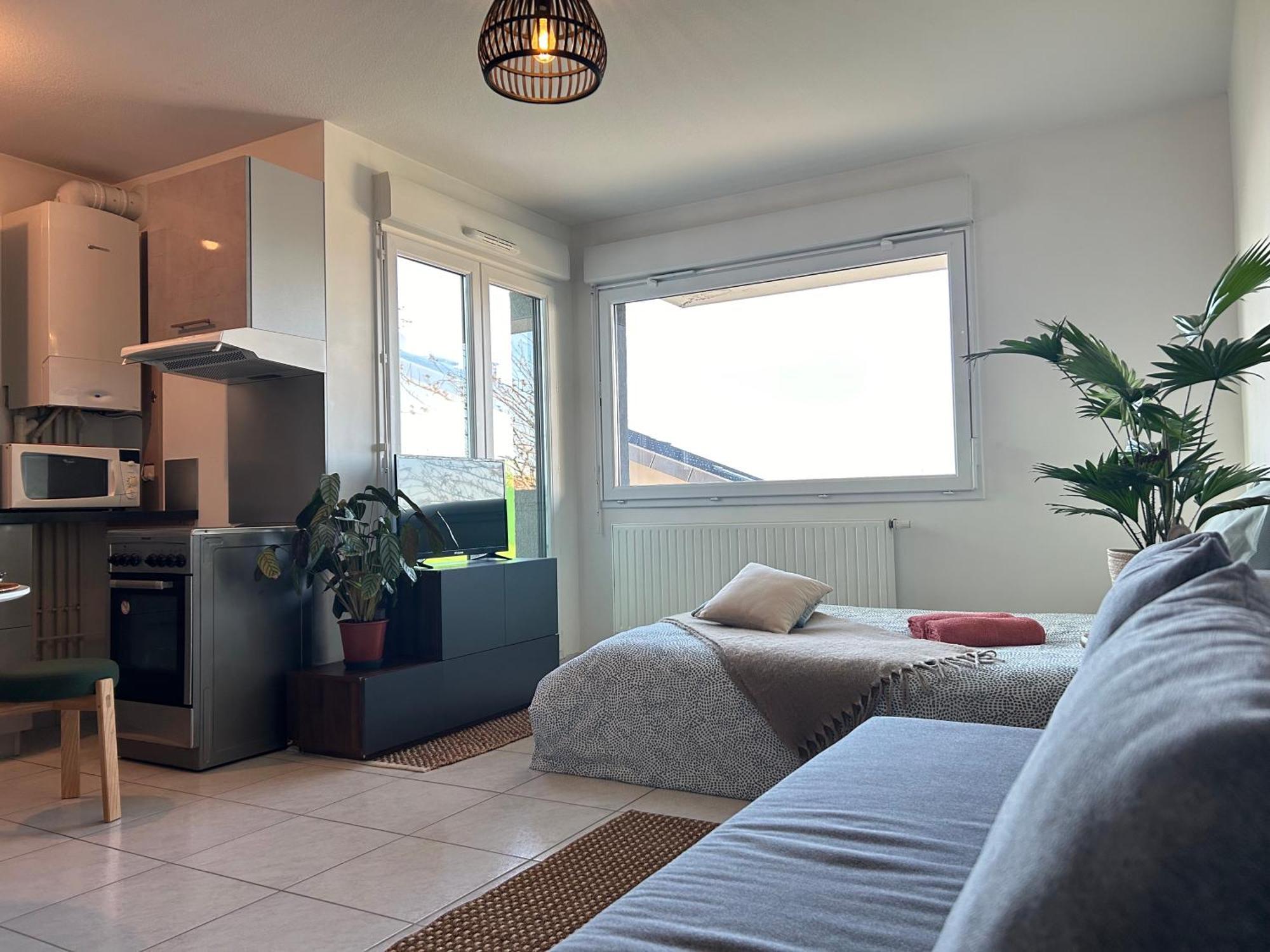 Apartament Jolie Vue Au Calme Évian-les-Bains Zewnętrze zdjęcie